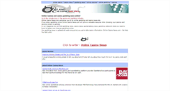 Desktop Screenshot of onlinecasinonews.com